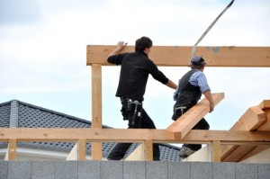 Zimmerleute am Bau Zimmerleute am Bau