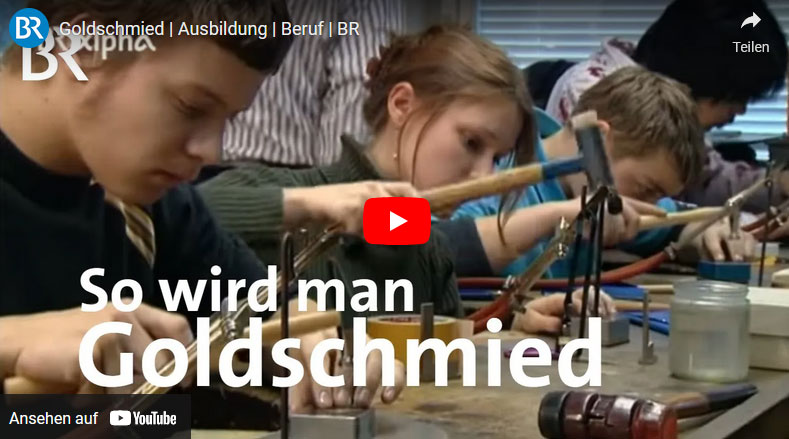 so wird man goldschmied